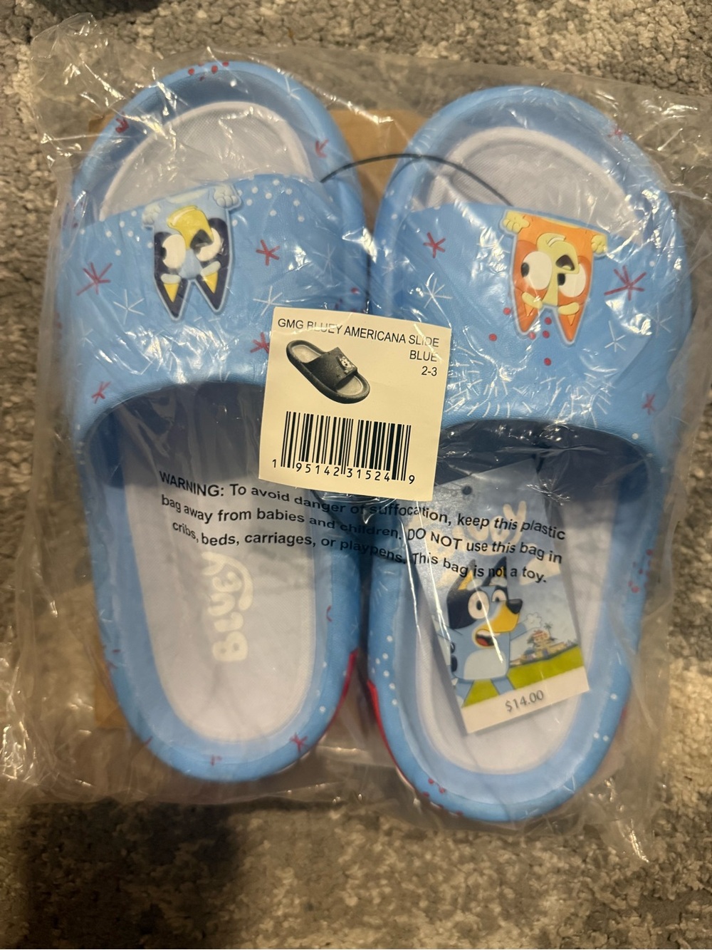 Bluey Kids Slip-On Clogs with Bluey and Bingo